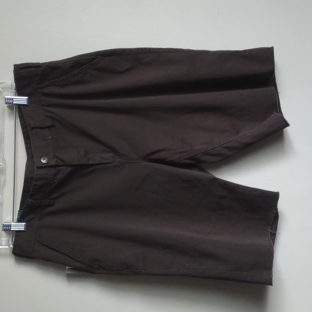 Subculture‎ cut-off men's Bermuda shorts brown 32